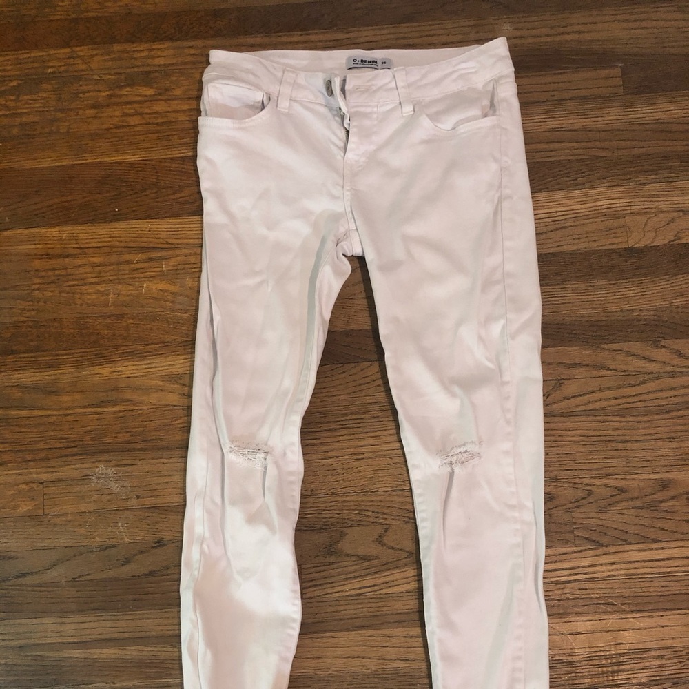 White jeans